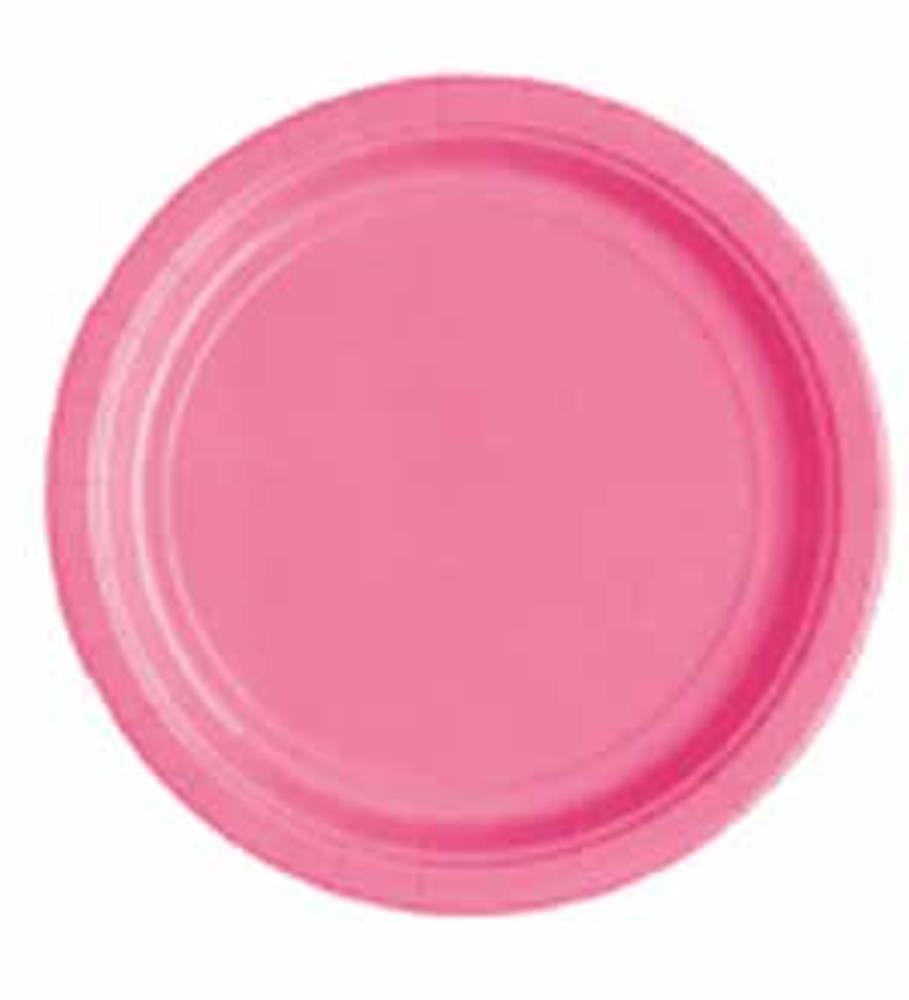 Hot Pink Plate (S) 20ct