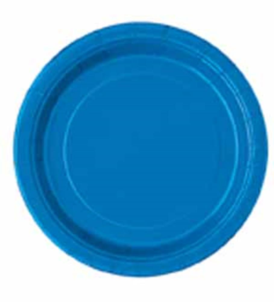 Royal Blue Plate 7in 20ct