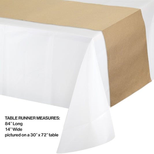 Kraft Paper Table Runner 14inx84in