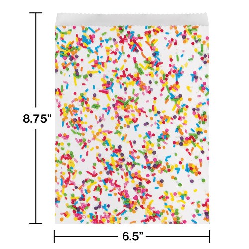 Bolsa de golosinas de papel Sprinkles (L) 10ct