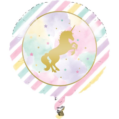 Balloon Metallic 18in Unicorn Sparkle