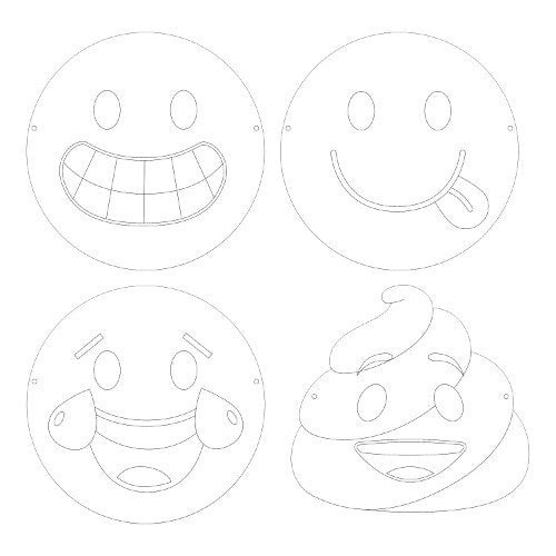 Máscara Show Your Emojions 12ct