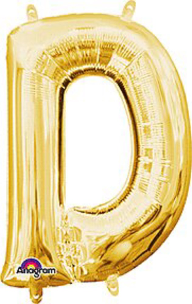 Anagram 16in Balloon Letter D Gold