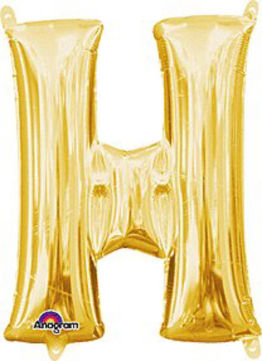 Anagram 16in Balloon Letter H Gold