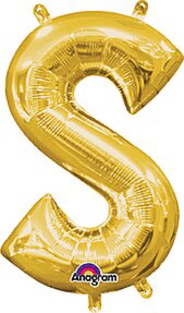 Anagram 16in Balloon Letter S Gold