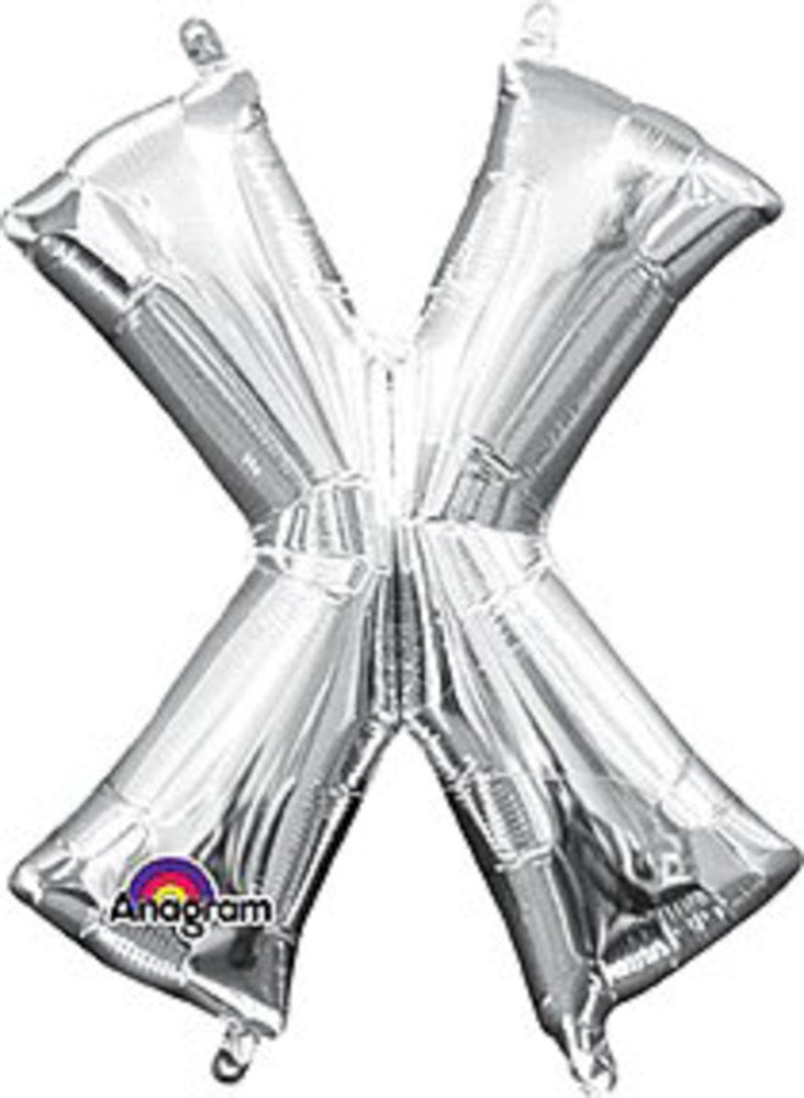 Anagram 16in Balloon Letter X Silver