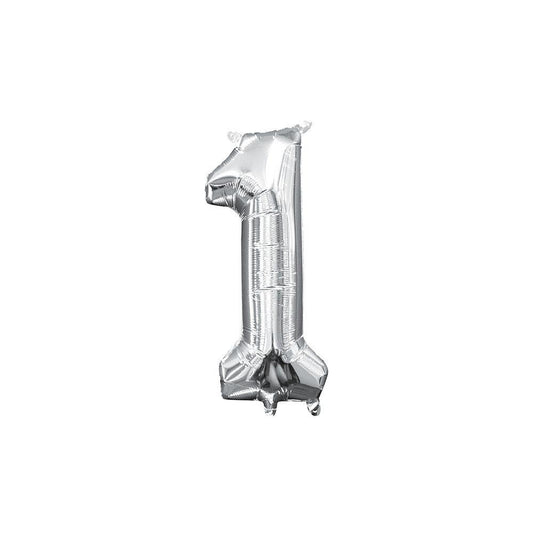 Balloon Number 14in 1 - Silver