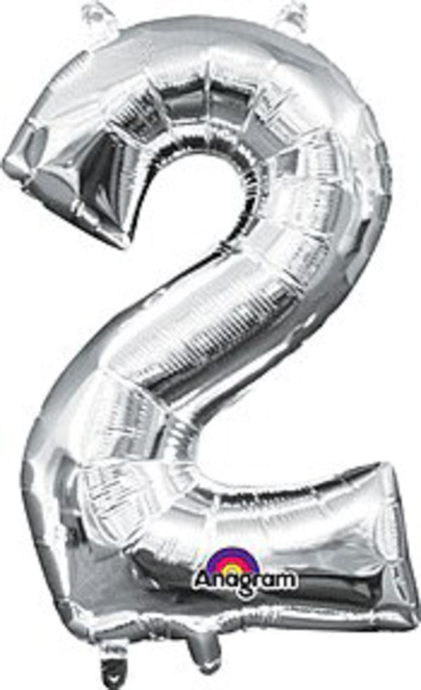 Anagram 16in Balloon Number 2 Silver