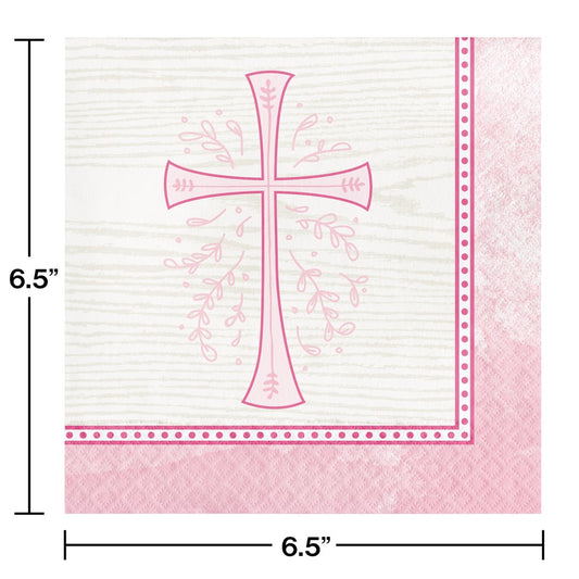 Divinity Pink Lunch Napkin 16ct