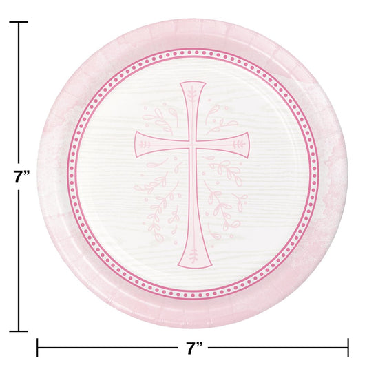 Divinity Pink 7in Plate 8ct
