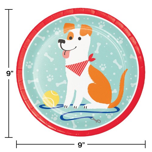 Dog Party Plate (XL) 8ct