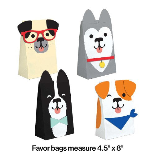 Bolsa de regalo de papel para fiesta de perros