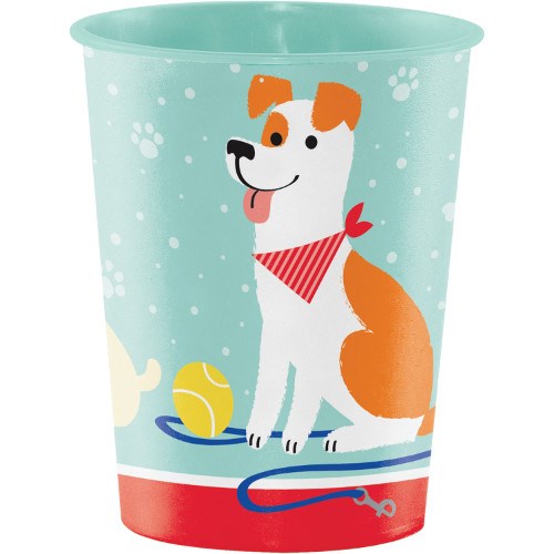 Dog Party Plastic Keepsake Cup 16 oz 1ct