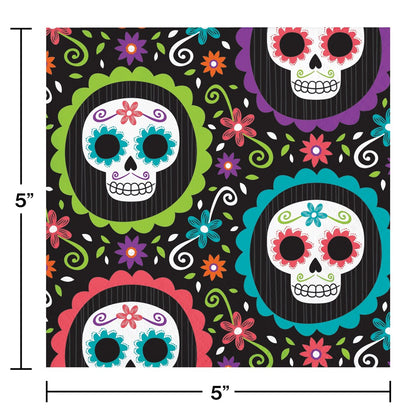 Day of the Dead Beverage Napkin 16ct