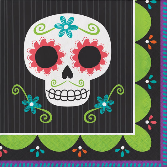 Day of the Dead Luncheon Napkin 16ct