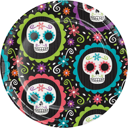 Day of the Dead Luncheon Plate 8ct