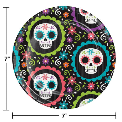 Day of the Dead Luncheon Plate 8ct