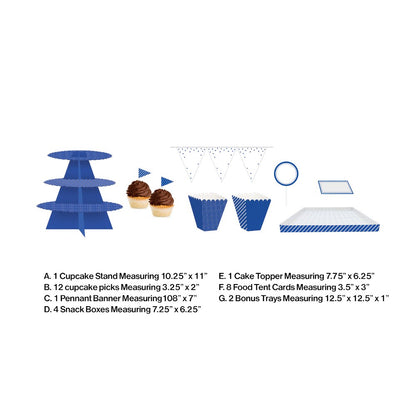 Cobalt Treat Table Kit 27ct