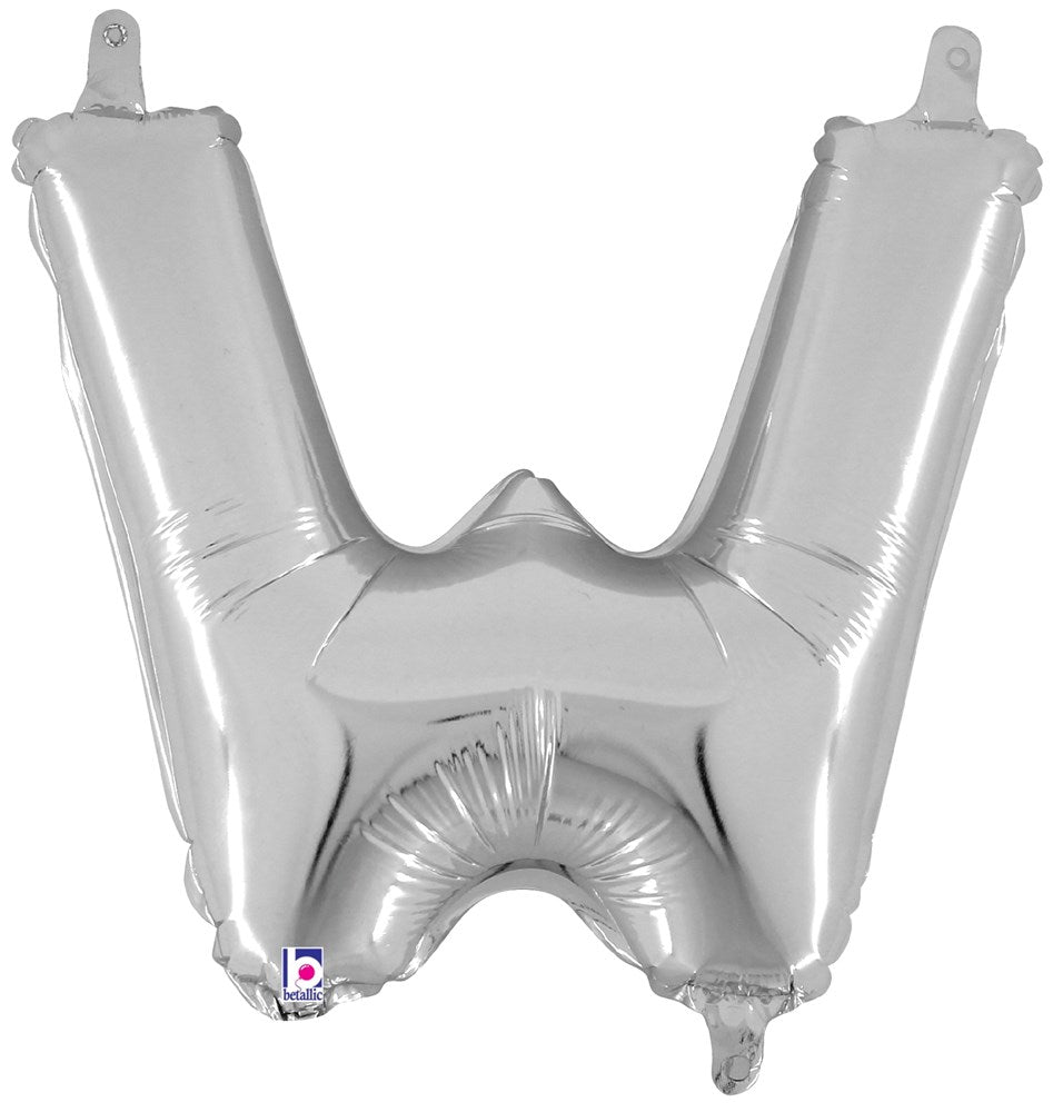 Betallic W Silver 14 inch Valved Air-Filled Shape 1ct