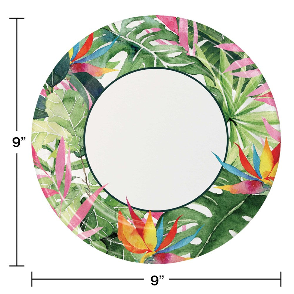 Floral Paradise Dinner Plate 8ct