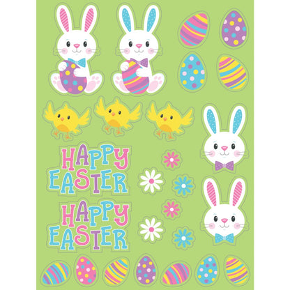 Stickers Easter Characters Easter Decor 4ct
