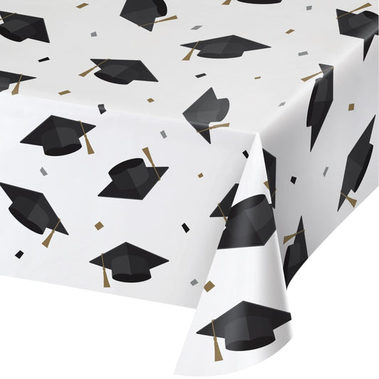 Grad Toss Paper Table Cover 54in x 102in 1ct