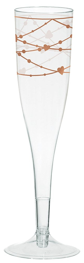 Copas de champán de plástico estampado en caliente Navy Bride