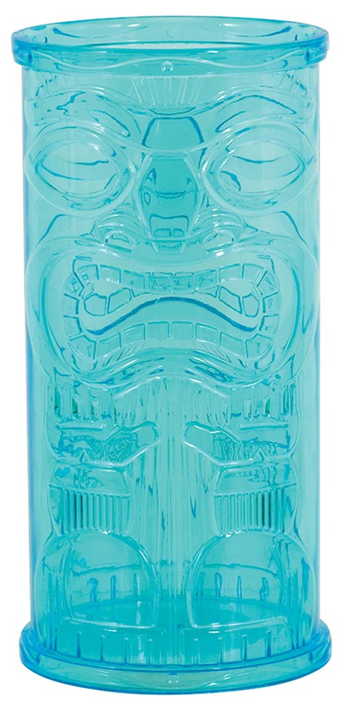 Vaso Plástico Tiki Azul