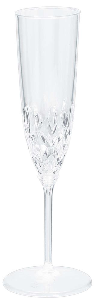 Crystal Look Champagne Flute 8ct