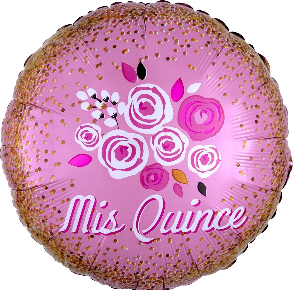 Anagram Mis Quince Floral Crown 17in Foil Balloon