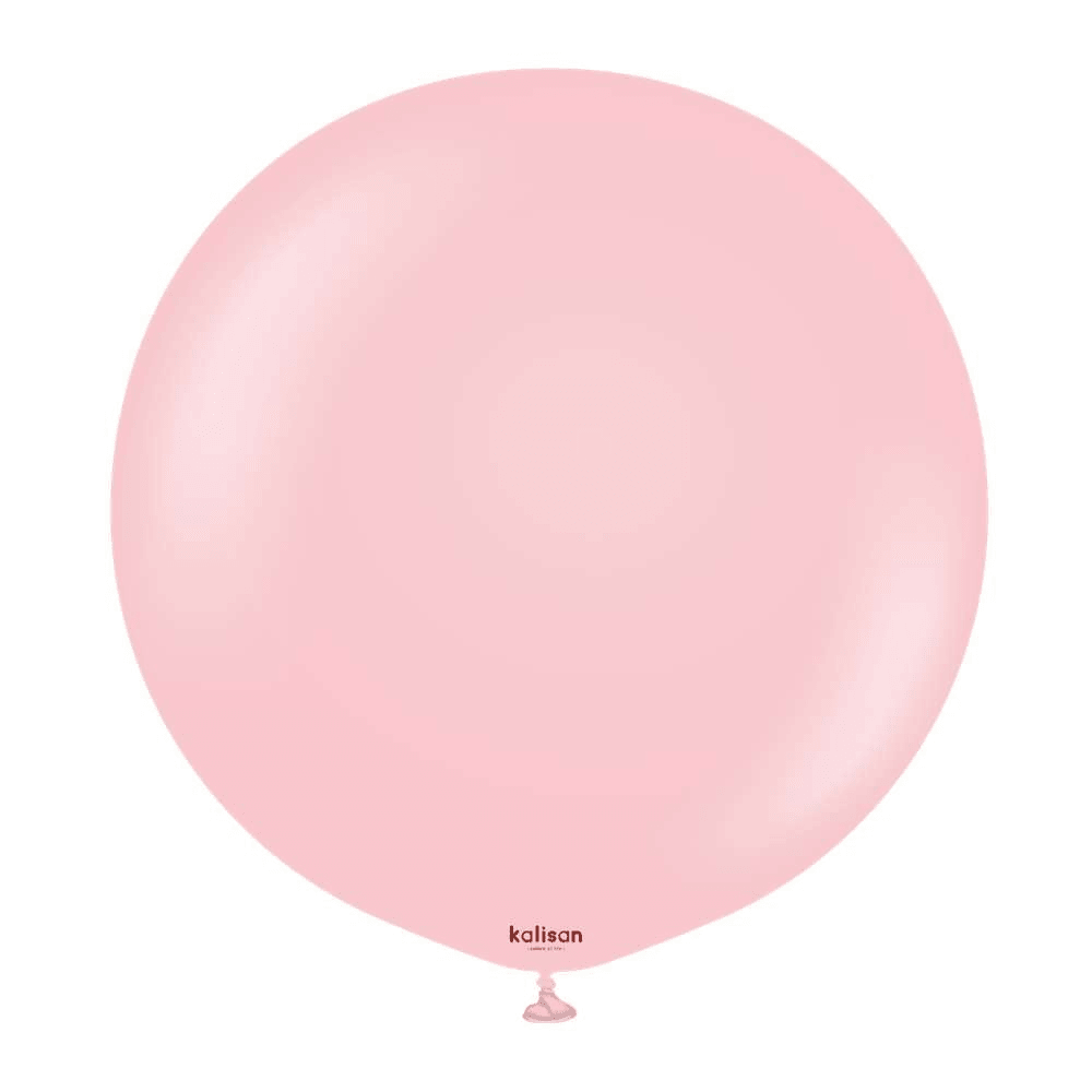 36 inch Kalisan Macaron Pink Latex Balloons 2ct - Toy World Inc