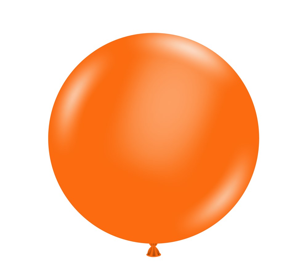Tuftex Orange 36 inch Latex Balloons 1ct