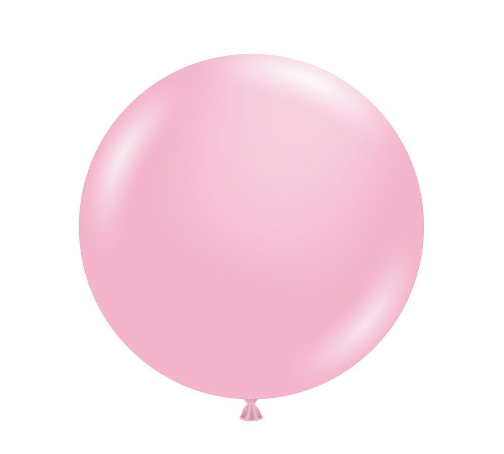 Globos de látex rosa bebé Tuftex de 36 pulgadas, 1 unidad