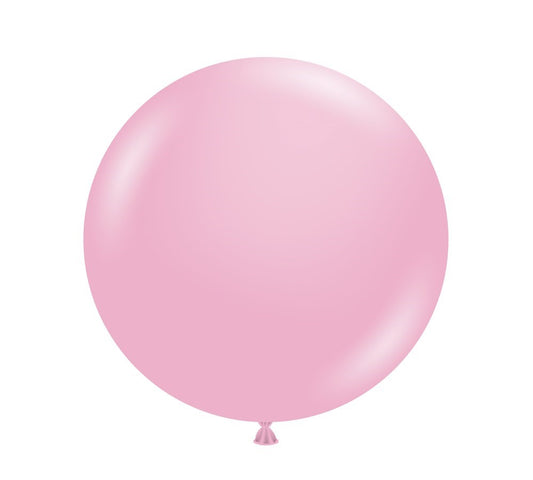 Pearlized Shimmering Tuftex Pink 24 inch Latex Balloons 25ct