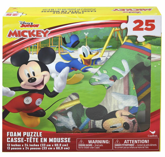 Alfombrilla de rompecabezas de espuma de Mickey en caja