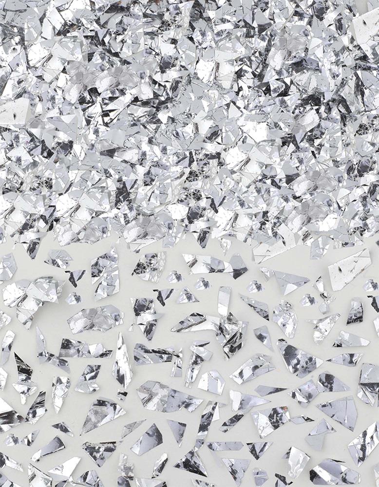 Sparkle Fl Shred Confetti 1.5 - Silver