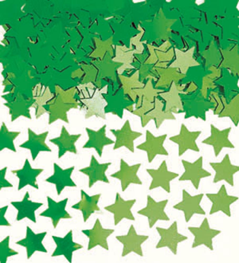 Confetti Mini Stars Green