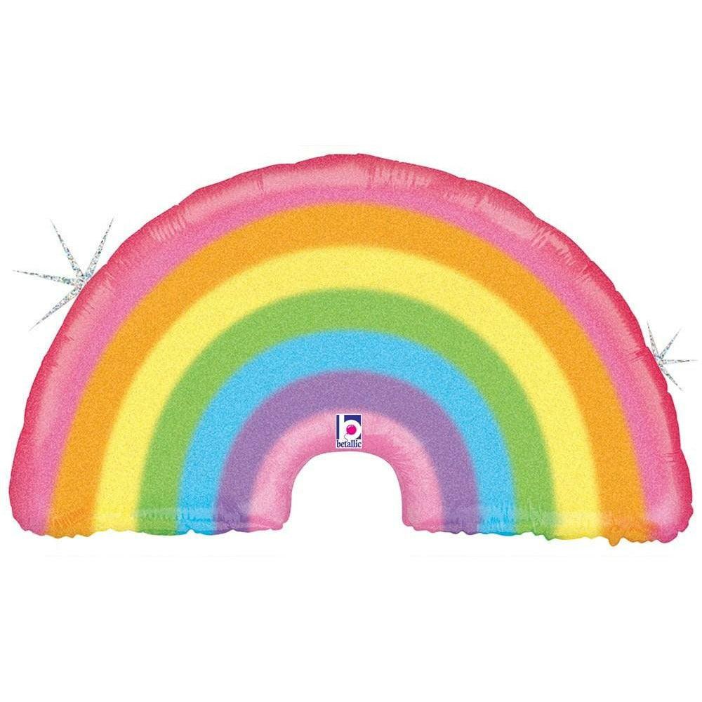 36in Foil Balloon Pastel Rainbow - Toy World Inc
