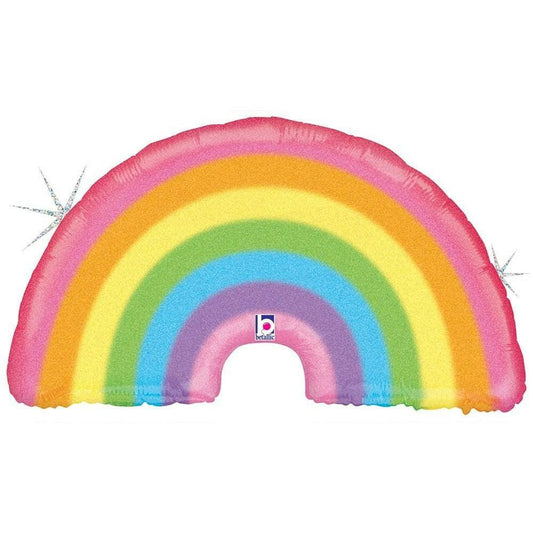 36in Foil Balloon Pastel Rainbow - Toy World Inc