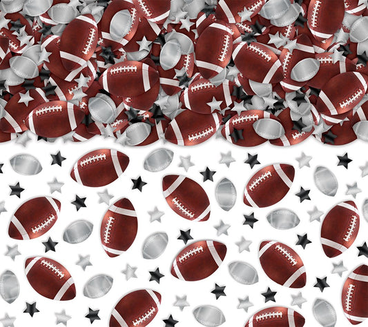 Football and Stars 2.5oz Confetti