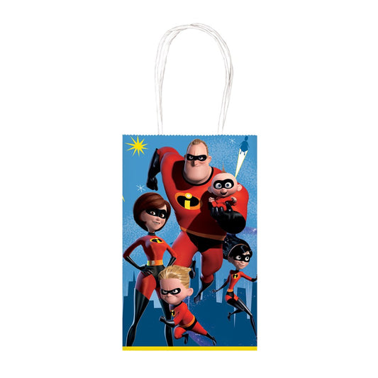 Incredibles 2 Paper Kraft Bag 8ct