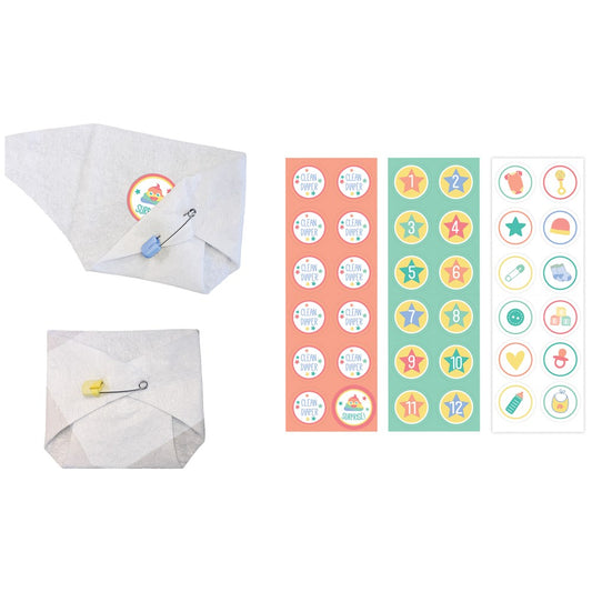 Baby Shower Diaper Game 15ct