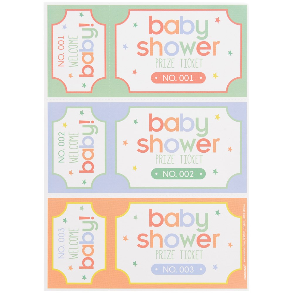 Boletos de premio de Baby Shower 48ct