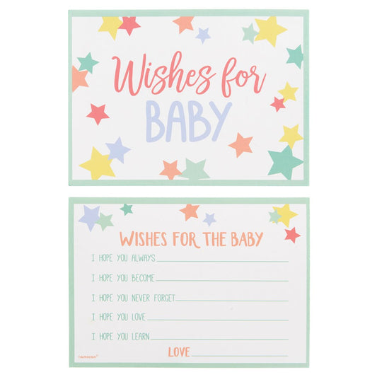 Baby Shower Wishes For Baby Cards 24ct