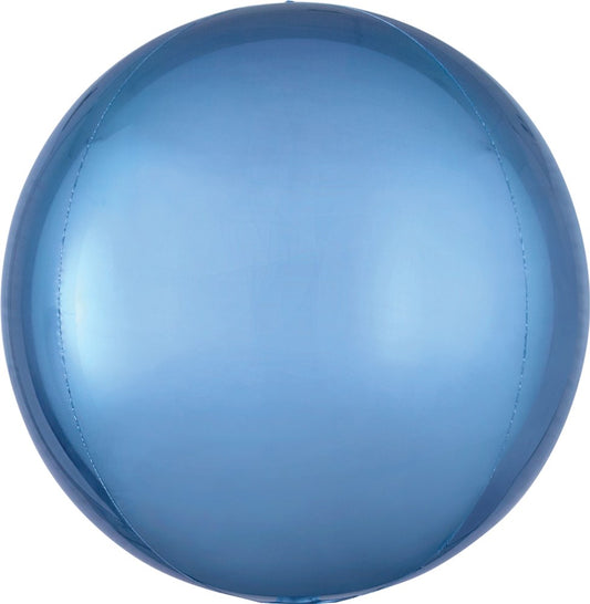 Anagram Pastel Blue Orbz 16 inch Foil Balloon 1ct