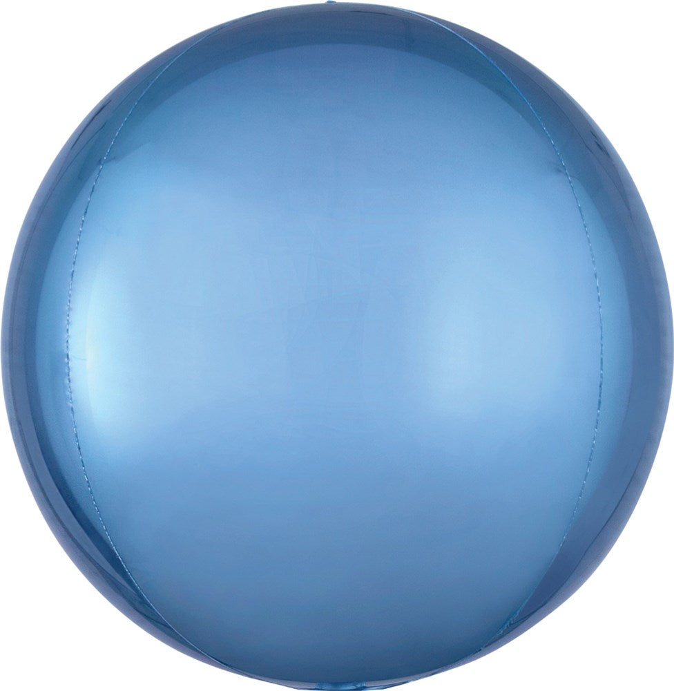 Anagram Pastel Blue Orbz 16 inch Foil Balloon 1ct