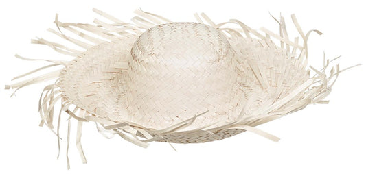 Sombrero de Paja 4x18x18in Liso