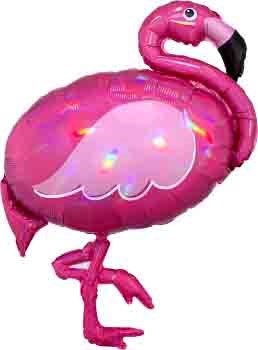 Anagram Pink Flamingo 33 inch Foil Balloon 1ct