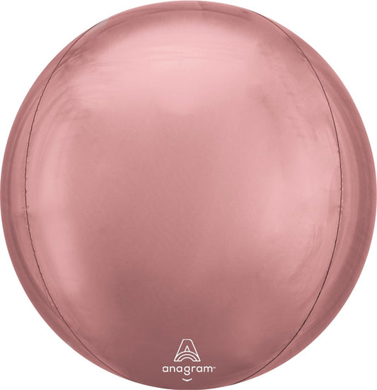 Anagram Rose Gold Orbz 21 inch Foil Balloon 1ct