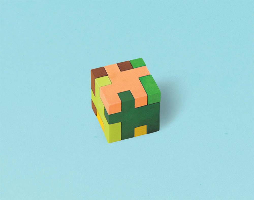 TNT Party Puzzle Cube Eraser 12ct
